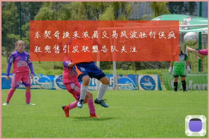 东契奇换来浓眉交易风波独行侠疯狂兜售引发联盟各队关注